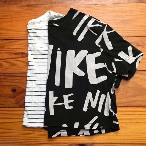 Nike and H&M Black and White Crop Top Bundle, EUC, S - Picture 2 of 15